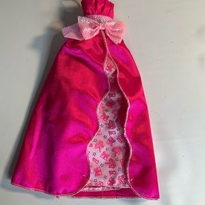 Barbie Doll Mattel 2011 Happy Birthday Princess Dress Only Pink Cake Stars Gown